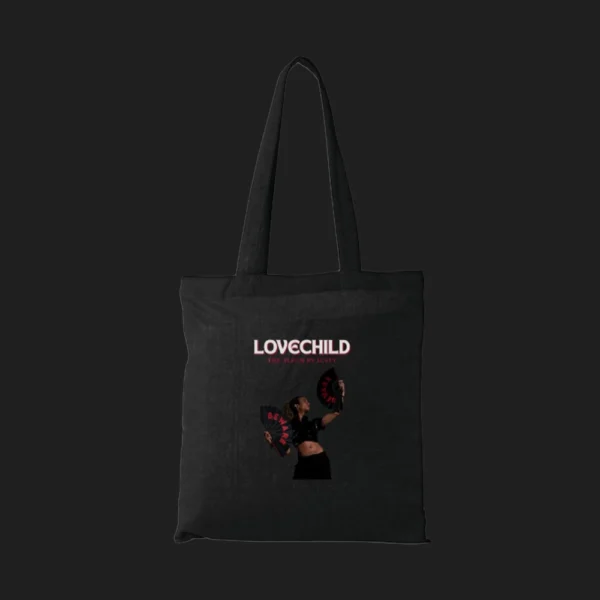 LOVECHILD | BEWARE | TOTE BAG | BLACK